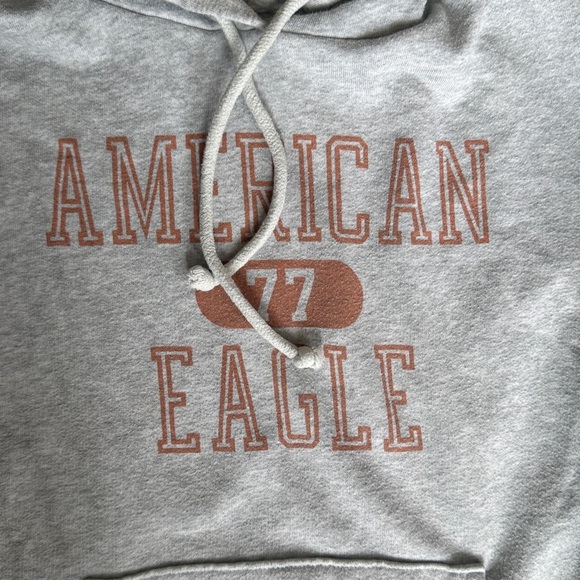 American Eagle Light Gray Sweatshirt, size medium - Picture 3 of 6